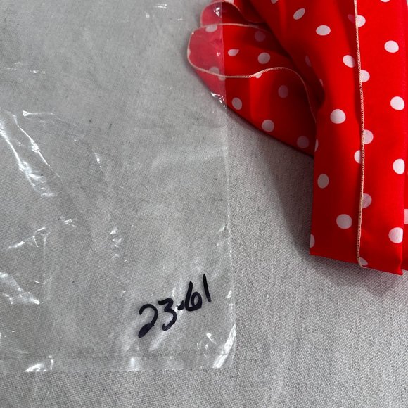Vintage 50's  Ray Strauss all Polyester Rockabilly mid century scarf polka dot - Picture 6 of 6